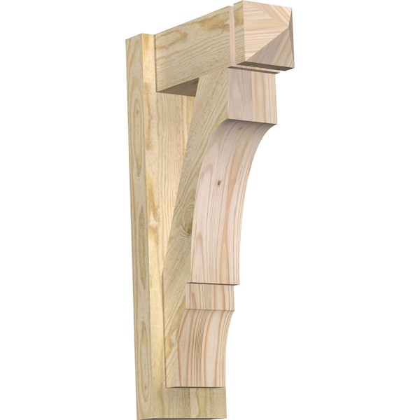 Ekena Millwork Balboa Arts & Crafts Rough Sawn Outlooker, Douglas Fir, 6"W x 14"D x 26"H OUT06X14X26BOA03RDF - main